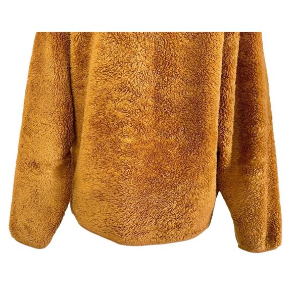 Victoria’s Secret PINK Plush Teddy Full Zip Mock Neck Oversized Sherpa Jacket M - Picture 4 of 12